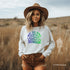 This sweatshirt features a stunning colorful gradient graphic that will make you stand out on your outdoor escapades. With the inspiring saying "Not All Who Wander Are Lost" emblazoned across the front, this sweater is not just a piece of clothing, but a statement of your adventurous spirit and love for exploration.
